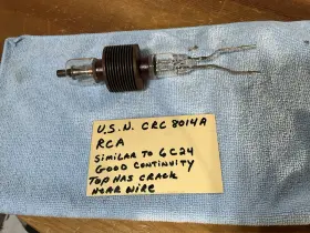 Crc-8014a Rca 8014a Transmitting Triode Tube Vhf Pulse Good Continuity Vtg