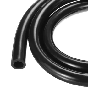 Ref240117we000207eu Rebower 2m 7ft 12.7mm 1/2 Inch Id X 19mm 3/4 Od Silicone Tubing Black Industrial Plas
