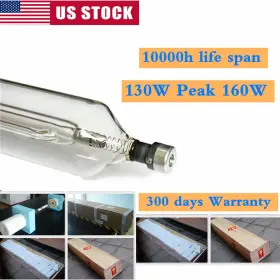Reci 0160000609100 Usa W6 130w Peak 160w Co2 Sealed Laser Engraver Tube For Engraving Cutting