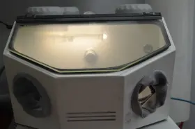 2954-1000 Renfert Used Dental Lab Equipment Basic Quattro Sandblasting Unit