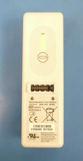 1043570 Respironics Rechargeable Li-ion Battery 14.8v 4440mah 66wh