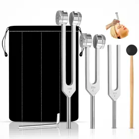 Rootnrisebliss 726872120492 2026 Premiumtuning Forks For Healing Resonance Set 128hz 136.1hz 256hz 384