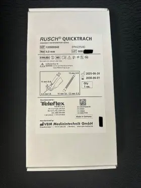 Rusch 120900040 Brand New - Quicktrach 4mm Emergency Cricothyrotomy Device