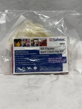 17120 Safetec 1 Pack Ez Cleans Plus Spill Clean Up Kit Manufactured 02/26