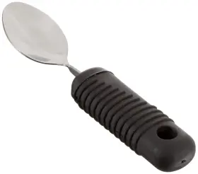 Sammons Preston 885914035870 Sure Grip Bendable Tablespoon Stainless Steel Spoon With 4 Inch Long Th
