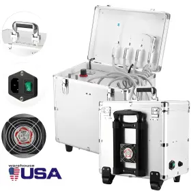 Sandent 612292520007 Portable 4 Hole Dental Delivery Unit System Cart Treatment Work Compressor Usa