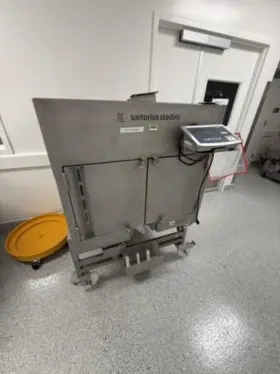 Bu-1411-7020-005 Sartorius Eto Palletank Cubical Jacketed Mix 650l Impeller/asme/weighting Ss