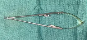7007-452 Scanlan Jacobson Micro Scissors 45 Angled Fine Blades Sharp Tips