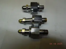Sh-24-9dvs Schrader Tank Fittings To Attach Regulators O2 X N2o