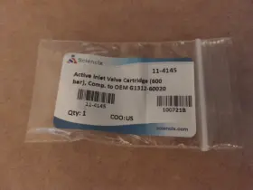 G1312-60020 Sciencix 11-4145 Active Inlet Valve Cartridge 600 Bar Comparable To