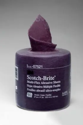 07521 Scotch-brite 7521 3m 8x20 Scotchbrite Rolls - Package Qty 4