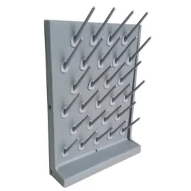 Bi-lmlzby-296 Senderpick 2pcs Lab Supply Wall Desk Drying Rack 52 Pegs/27 Pegs Cleaning Equipment Grey Pp #2