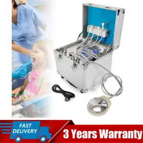 Xs-02 Senderpick 4 Holes Dental Mobile Delivery Unit Portable Rolling Box Air Compressor Suction #3