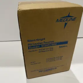 Pc1000 Silent Knight Pill Crusher Pouches - Box Of 1000 Crushing Bags Medline #2