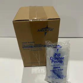 Pc1000 Silent Knight Pill Crusher Pouches - Box Of 1000 Crushing Bags Medline