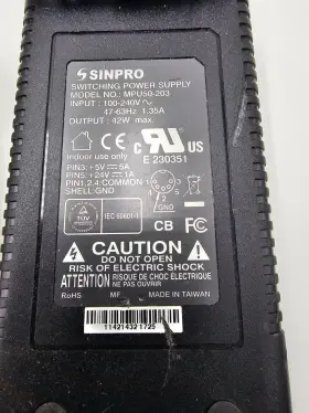 Mpu50-203 Sinpro Switching Power Supply Input 100-240v #3