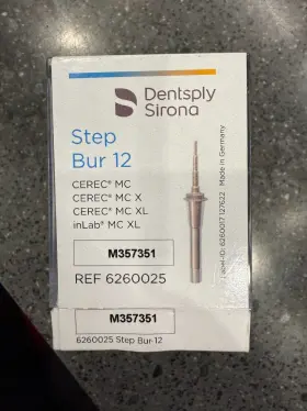 M357351 Sirona Cerec Dentsply Step Bur 12 - New In Box