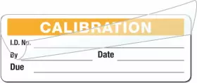 Qm00175o Sixne Calibration Labels - Self Laminating With Spiral Bound Cover Orange #2