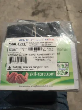 909370 Skil-care Metal Press Release Seat Belt Alarm With Grommets D2