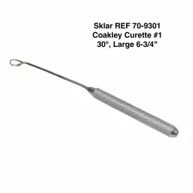 70-9301 Sklar Ref Coakley Curette #1 Large 6-3/4 Inch