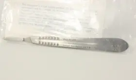 97-038 Sklar Lot Of 2 Instruments Handle Scalpel Blade Merit #4 Stainless Steel #2