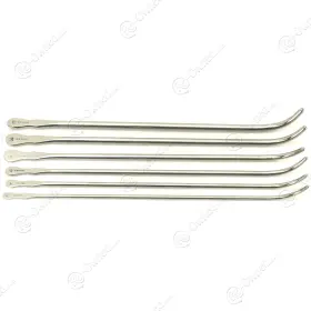 Int02114 Sklar Instruments Otis Dittel Short Curve Urethral Sound Set Of 5