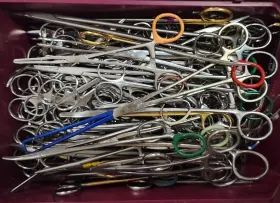 37-1521 Sklar Weck Pilling Codman Etc... Lot Sale Of Over 120 Surgical Forceps - Etc #2