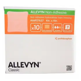 66007637 Smith & Nephew And Allevyn Non-adhesive Foam Dressing-box/10