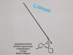 88-9490 Snowden-pencer Laparoscopic Cholangiogram Forceps Made In Belgium Used