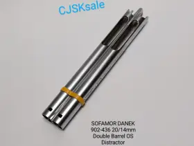 902-436 Sofamor Danek 20/14mm Double Barrel Os Distractor Used