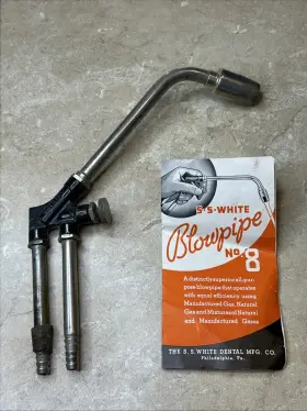 6483-23913 Ss White Dental Office/lab - S.s. Pennwalt No. 8 Blow Pipe