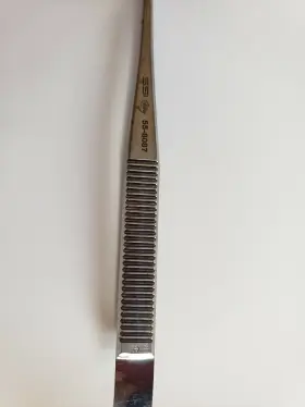 55-8087 Ssi Ultra Jacobson Titanium Straight Micro Needle Holder Curved #3