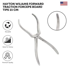 Sm11-0759-23 Stellmacher Instruments Inc Hayton Williams Forward Traction Forceps Board Tips 23 Cm Surgical