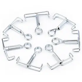 Stonylab 843798190412 Mohr S Pinchcock 7 Pack Steel Tubing Clamps For Laborat
