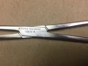 10970-k Storz 01 Germany 10970 K Sponge And Dissecting Forceps With Serrated Jaws #2