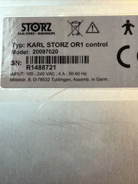 20097020 Storz Scb Or1 Control Unit #3