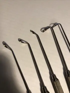 1-2-two Storz N2750 Lot 5 #1-2-two#3-4 Curettes #3