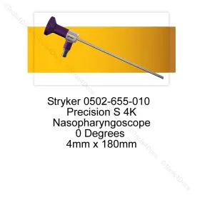 0502-655-010 Stryker Brand New 0-deg Precision S 4k Nasopharyngoscope