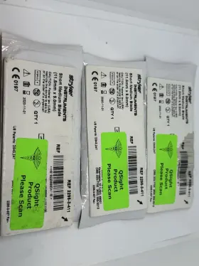 2296-3-411 Stryker Lot Of 3 Micro Sagittal Blade 11.5mm X 9.0mm