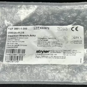 3861-1-300 Stryker Omega Plus Insertion Wrench Assy Expired 2005 #2 3861-1-300 Stryker Omega Plus Insertion Wrench Assy Expired 2005 #2