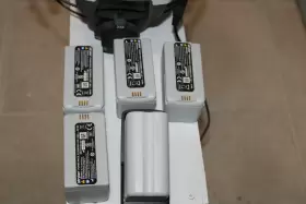 0408-655-000 Stryker 400-600-000 Ref Flyte Helmet With 6 Battery And Charger #2