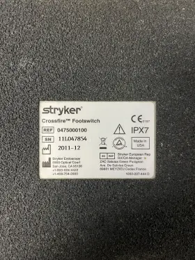 475-000-100 Stryker Crossfire Footswitch #2 475-000-100 Stryker Crossfire Footswitch #2