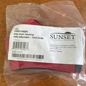 Cs007-adjxl Sunset Healthcare Ruby Style Adjustable Chinstrap