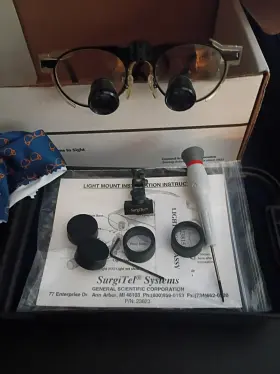 Gsc-z87 Surgitel Evk350 Dental Surgical Loupes Original Packaging Mounting Systems