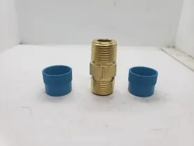 B-6-hn Swagelok Brass Hex Nipple 3/8 Inch Mnpt Nnb