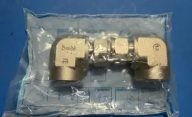Ms-08-02m Swagelok 316 Stainless Steel 90 Elbow 3/4 Inch Tube X 1 Fnpt Adapter Lot Of 2