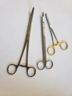55-1350 Symmetry 32-160 Rochester Forceps 16-1122 Mayo Scissors Cooley