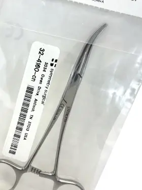 32-4160 Symmetry Dandy Scalp Forceps Serrated Curved 5-1/2in Bright-finish C1 #3