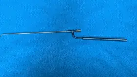 N002-160x Synergetics Rotatable Round Dissector 2mm Ent Nasal Angled Spatula Tip