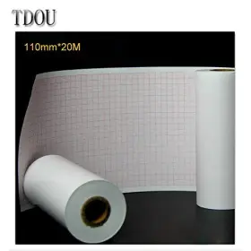 Tdou-ecg600g-paper Tdou Thermal Paper Roll Ecg 110mm 20m For Ce Marked Digital 12 Leads 3/6 Red